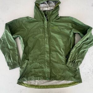 Marmot Olive Green Rain Jacket